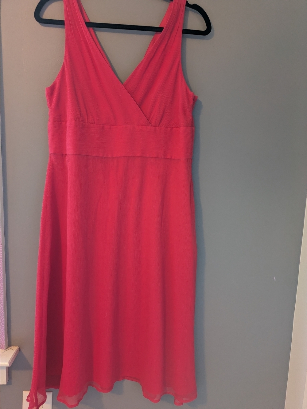 J. Crew Sleeveless V-Neck Silk Midi Dress 14